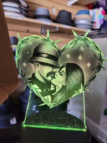 3D Lamp Love Wire - Chicano Spot