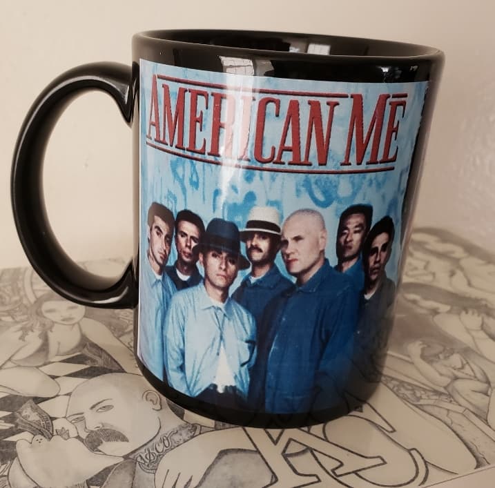 American Me Coffee Mug 11oz. on white mug - Chicano Spot