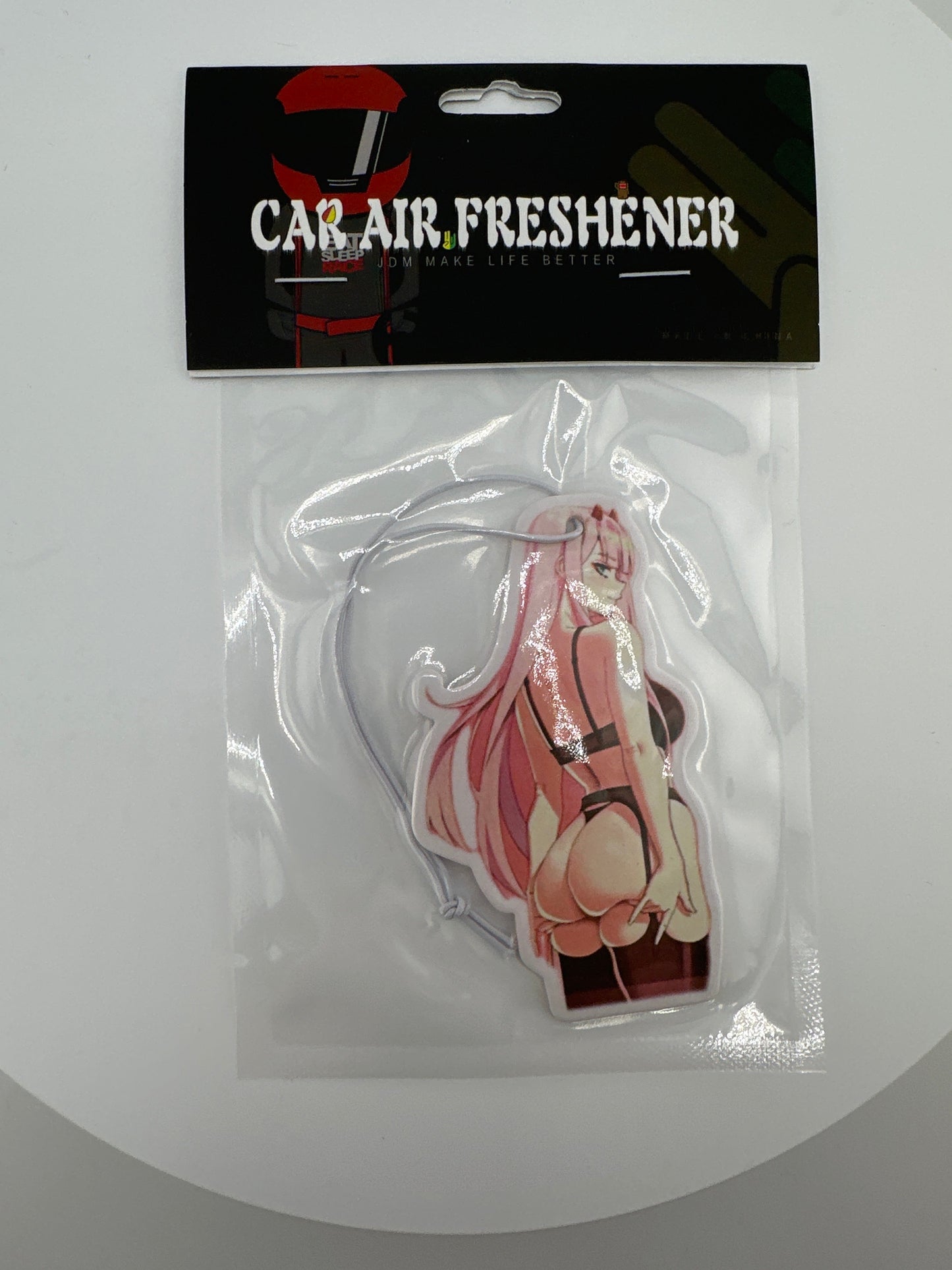 AF25 Anime waifu in bikini with pink hair Air Freshener