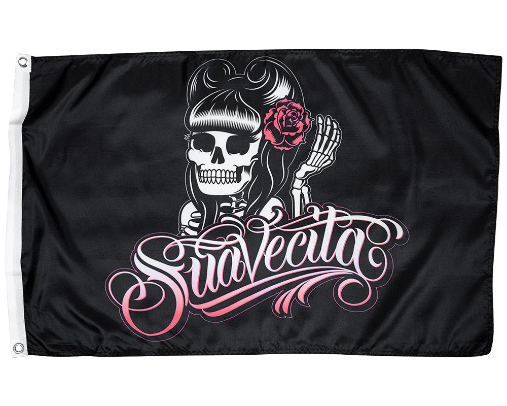 Suavecita Mascot Flag - Chicano Spot