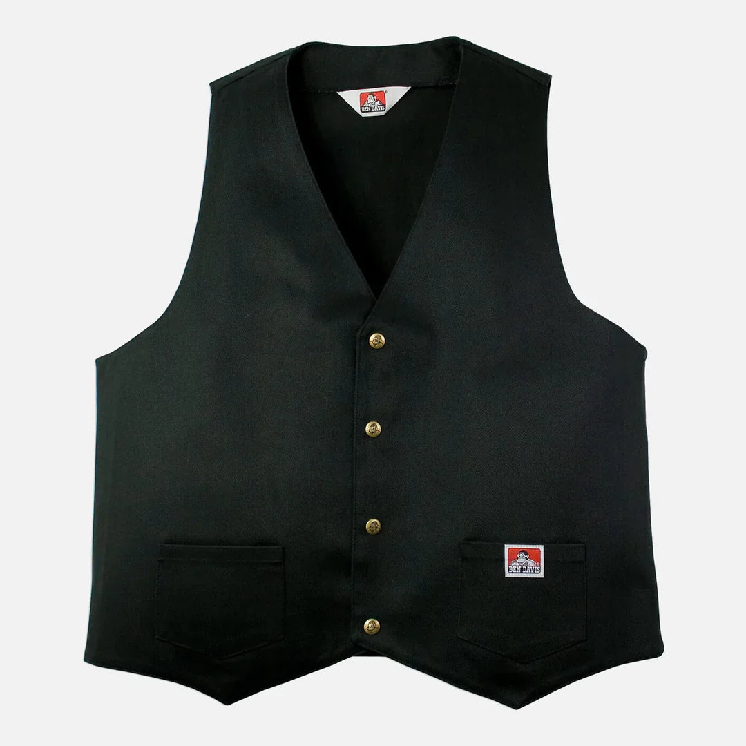 Ben Davis Black Vest - Chicano Spot