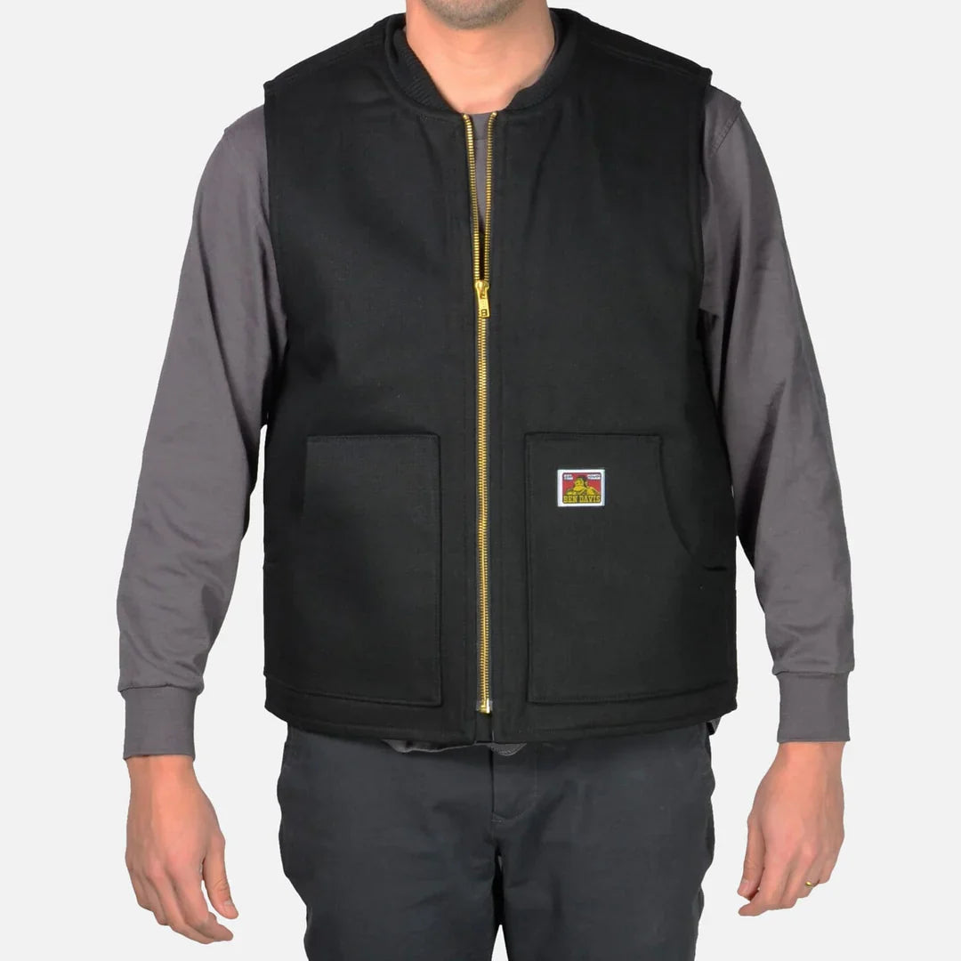 Ben Davis Black Vest - Chicano Spot