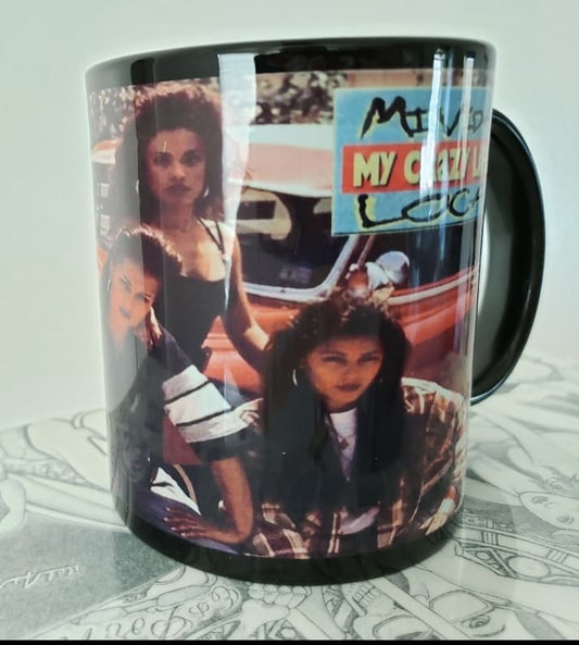 Mi Vida Loca Coffee Mug 11oz. on white mug - Chicano Spot